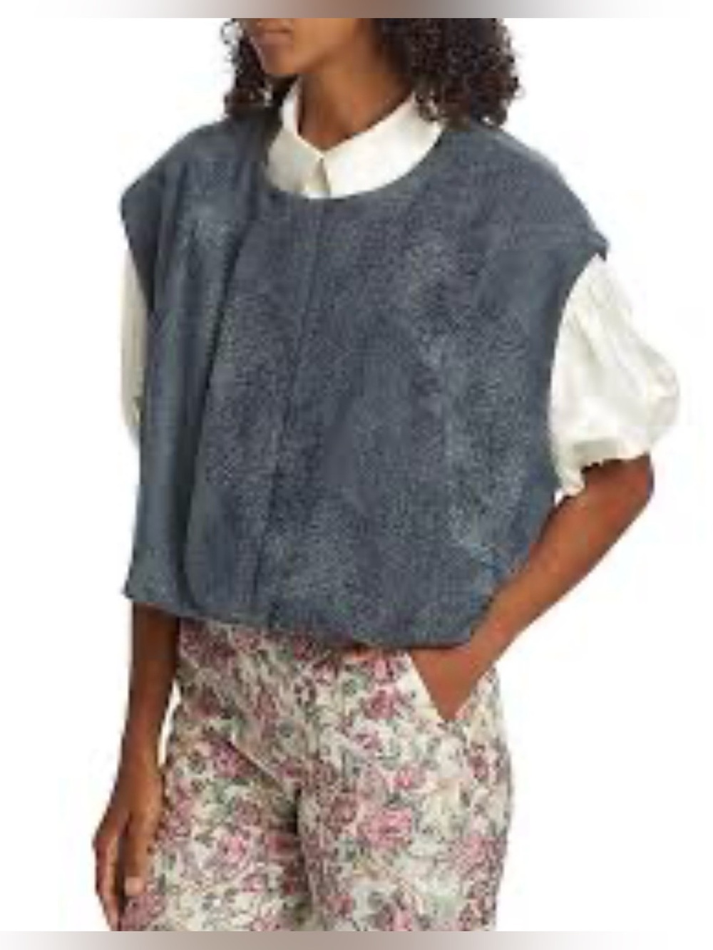 the anOnlyChild Montego Ruched Vest.